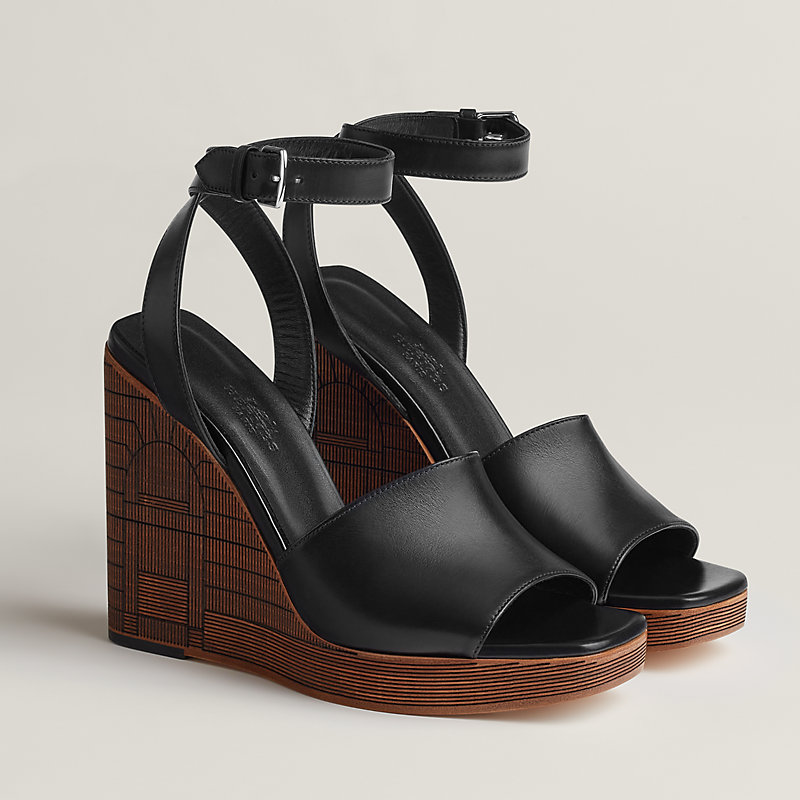 【バックスタイルまで美しい★】HERMES Illustre 95 サンダル illustre-95-sandal--241081Z 02